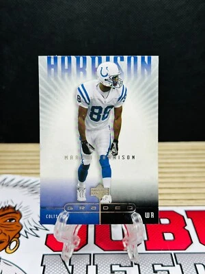 2002 Upper Deck Graded Marvin Harrison #39 HOF - Image 1 of 2