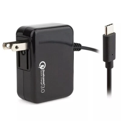 RandomOrder Rapid travel Charger with USB-C Connector - 3A, 20W, 5Ft - Black - Image 1 of 3