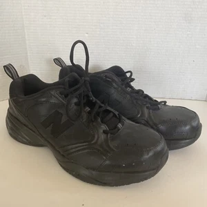 New Balance 624v2 Trainer Sneakers Triple Black Leather MX624AB2 Men’s 12.5 - Bild 1 von 7