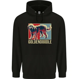 Goldendoodle Dog Art Childrens Kids Hoodie - Picture 1 of 35