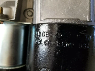 СТАРТЕР DELCO REMY ДЛЯ OLDSMOBILE 1969 350 ENG. # 1108349 7G10 ДАТА ЗАКОДИРОВАНА - Изображение 1 из 2