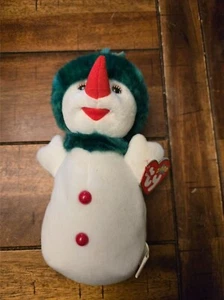 2000 TY Beanie Babies Snowgirl - PE Pellets - RETIRED and in Good Condition - Picture 1 of 3