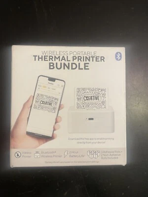 Core Innovation Thermal Printer Bluetooth With 3 Adhesive Rolls 2 Non Adhesive  - Image 1 of 4