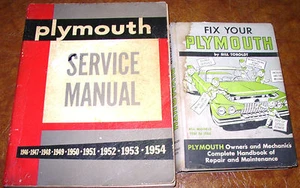 1946 47 48 49 50 1951 1952 1953 1954 Plymouth Service Manuals All Models P15 P24 - Picture 1 of 6