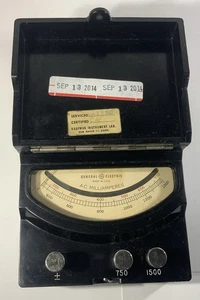 General Electric GE Typ AP-9 AC Milliamperes 750/150 - 8AP9AKK14 Made in USA - Bild 1 von 8