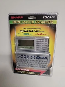 New Sharp YO-520P Synchronize Memo Master Organizer Sealed Electronic Organizer - Photo 1 sur 7