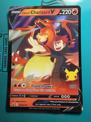 Lance's Charizard V SWSH133 SWSH: Sword & Shield Promo Cards Holo - Image 1 of 2