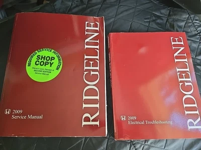 Honda Ridgeline 2009 OEM manual de reparación y cableado eléctrico manual Foto 1 de 4