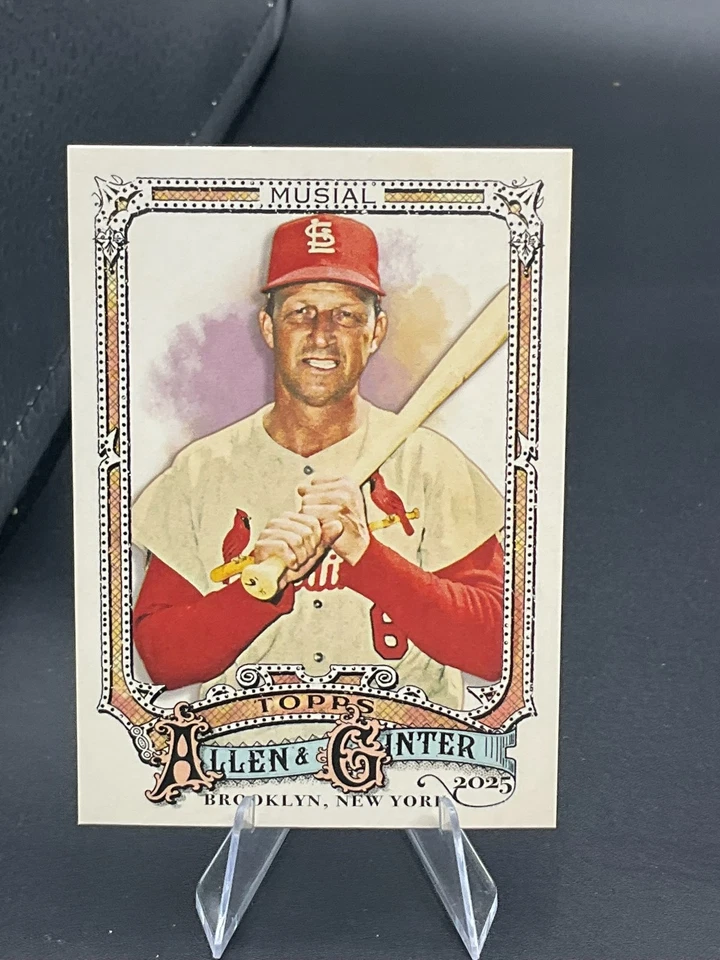 Béisbol Topps Allen & Ginter 2025 #64 Stan Musial, Cardenales de San Luis Foto 1 de 1