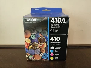 Epson 410XL Black/Photo Black 410 Color High Standard Capacity Ink 5 Pack - Picture 1 of 4