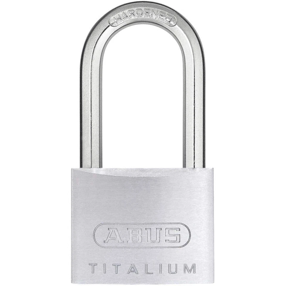 ABUS 64TI/40HB-40 KD Keyed Padlock, 55/64 in,Square,Silver 6WNX1 - Image 1 of 1