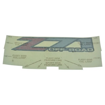 Panel de cabecera OE Z71 logotipo calcomanía para 00-07 Chevy Silverado GMC Sierra NUEVO Foto 1 de 4