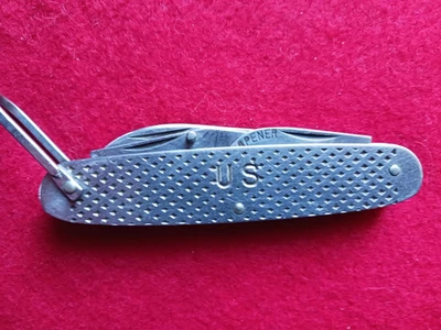 1966 CAMILLUS US Military 4 Blade Pocket Knife. Vietnam Era. USMC ARMY NAVY. - Image 1 of 4