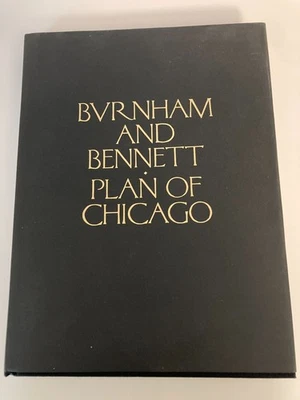 Plan of Chicago by Edward Bennett and Daniel Burnham (1996, Hardcover) 1st Ed - Image 1 of 4