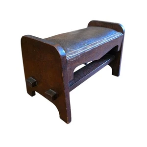 Arts & Crafts Mission Footstool Oak - Picture 1 of 21