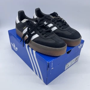 Tenis Adidas Sambae en núcleo negro/blanco nube/dorado (JI1350) - para mujer EE. UU. 11 - Imagen 1 de 8