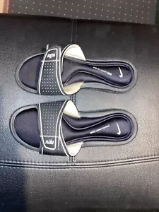 Nike Comfort Footbed women 8 Black Thong Flip Flops Sandals 354925-011 - Picture 1 of 12