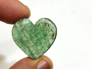 Piedra preciosa suelta cabujón corazón fresa verde definitiva 41,60 crt para joyería - Imagen 1 de 6