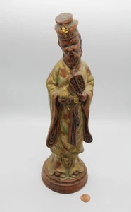 Vintage! Asian Ceramic Figure-Statue 13" No Chips! - Picture 1 of 6