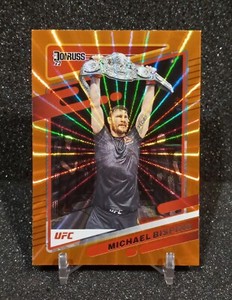 Michael Bisping - Donruss UFC 2022 - Orange Laser MMA Card #152