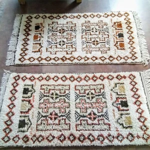 2 Berber Teppiche aus Marokko mit Original Plombe, 170x80 cm, wie neu - Bild 1 von 7