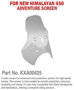 "ADVENTURE SCREEN FIT FOR ROYAL ENFIELD NEW HIMALAYAN 450 - Picture 1 of 5