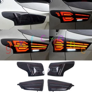 For Nissan 2017-2022 Rogue Sport Smoked Black Lens LED Tail Lights Assembly 1Set - Picture 1 of 12