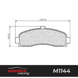 Pastillas de freno de alto rendimiento Mintex Racing MDB1623 M1144 - Imagen 1 de 1
