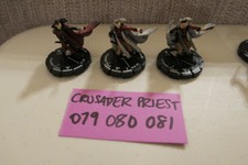 MAGE KNIGHT 2.0 079 080 081 CRUSADER PRIEST SET / LOT OF 3