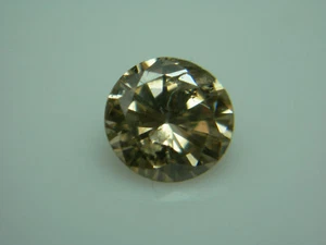 0.26ct raro DIAMANTE NATURAL gema CHAMPAGNE DE LUJO color fluorescente sin tratar - Imagen 1 de 13