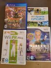 Video Game Lot, Wii Sports, Jeopardy, Wii Fit Plus, Dragon Quest Heroes 2 Ps4