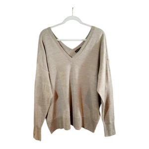 Suéter Universal Standard Doble V Ligero Lana Merino Para Mujer Mediano 18-20 - Imagen 1 de 6