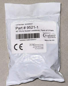 Circadiance SmartMonitor 2 - 40” Pin To Socket Leadwires - Pack Of 5 Pairs - New - Picture 1 of 2