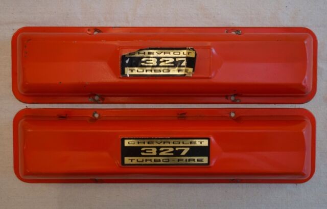 Chevrolet Corvette 1963L-1965 Valve Cover Decals (2 Pc Set) 327 Turbo Fire  250-300 Hp: GM CHEVELLE EL CAMINO MALIBU MONTE CARLO CHEVY CHEVROLET:  : Books