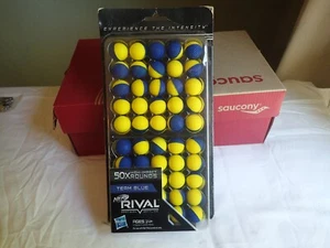 Nerf Rival team BLUE 50x high impact rounds Refill Balls Hasbro New - Picture 1 of 5