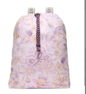 Victoria's Secret Packable Floral Stripe Beach Towel 2 in 1 Backpack Style NWT - Picture 1 of 7