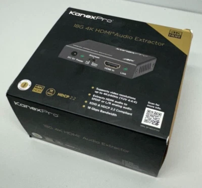 KanexPro HAECOAX3 18G 4K HDMI Audio Extractor NEU - Bild 1 von 4