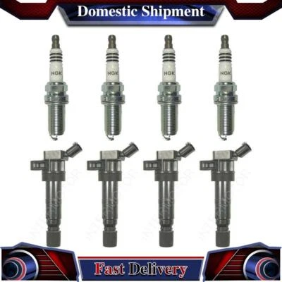 Bujía de bobina de encendido estándar 8 unidades NGK para Hyundai Sonata 2009-10 Foto 1 de 4