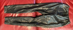 $138 Wilfred Free Daria Pant High-waisted UnReal Leather leggings | Black | XXS - Picture 1 of 14