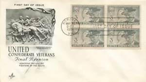 998 3c UNITED CONFEDERATE VETS ( UCV ) - AC - Bl4 - Bild 1 von 1
