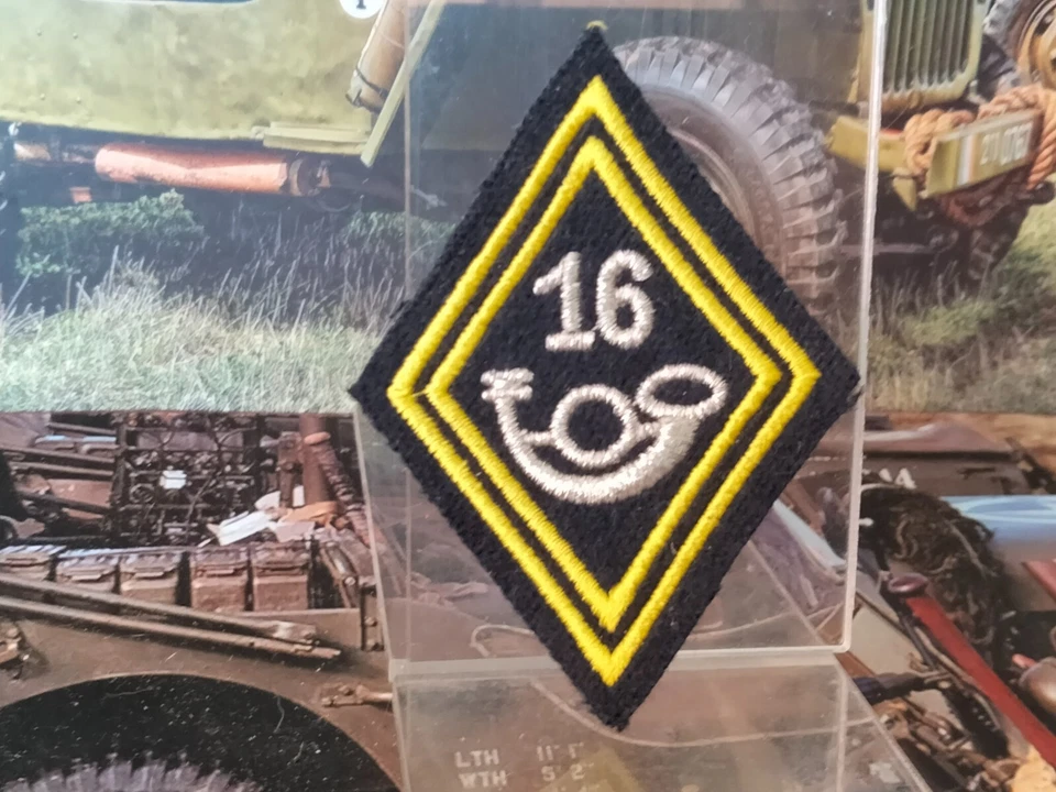 Losange M-45 du 16° Bataillon de chasseurs à pied 📌5a. - Photo 1/1