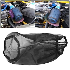 Universal Water Guard Cold Air Intake Pre-Filter Cone Filter Cover Black-Largekl - Imagen 1 de 8