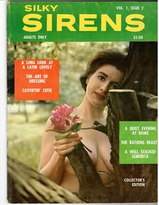 Vintage & Scarce SILKY Men's Magazine #2 June Palmer, Yvonne Holden, Others 1963 - Foto 1 di 3
