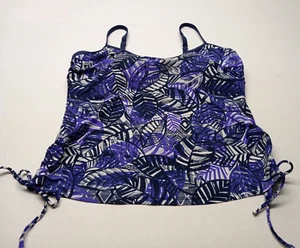 Tropical Escape Tankini Swimsuit Top size 16 - Picture 1 of 7