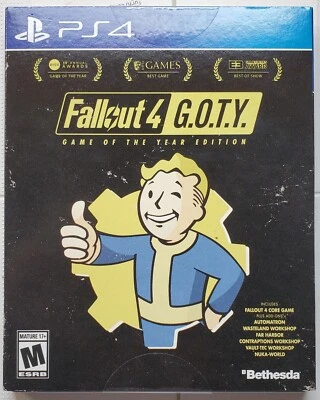 Fallout 4 Game of the Year Steelbook Edition GOTY Sony PlayStation PS4 2017 PS5 - Image 1 of 4