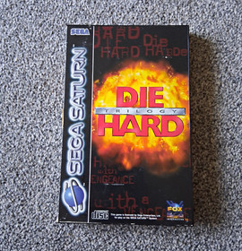 Die Hard Trilogy Sega Saturn PAL Action Adventure Game Disc in Case w/ Manual