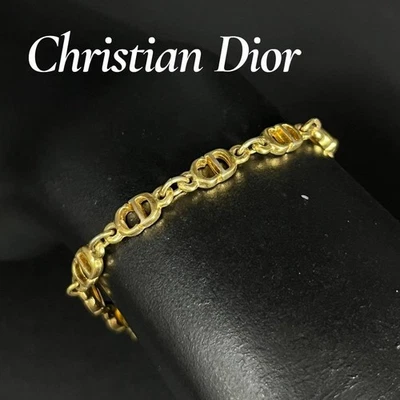 RARO Pulsera Christian Dior Oro Vintage Mujer Joyería Auténtica Excelente Foto 1 de 4