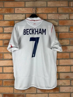 ANGLETERRE 2005-2007 #7 MAILLOT DE FOOTBALL DOMICILE BECKHAM MAILLOT DE FOOTB... - Photo 1/4