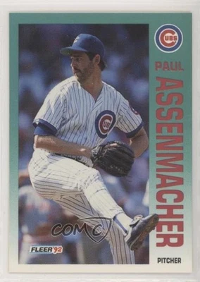 1992 Fleer Paul Assenmacher #375 - Image 1 of 2