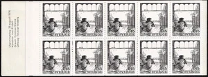 Schweden, komplette Heftchenscheibe mit 10 Marken, postfrisch-1974, 45 öre, Sc. 1092a-SG SB296 - Bild 1 von 2